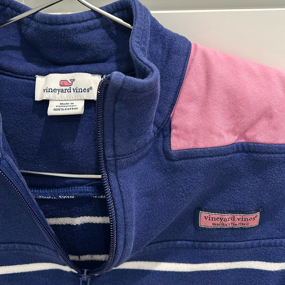 Women's Vineyard Vines 1/4 Zip Shep Shirt, size XS